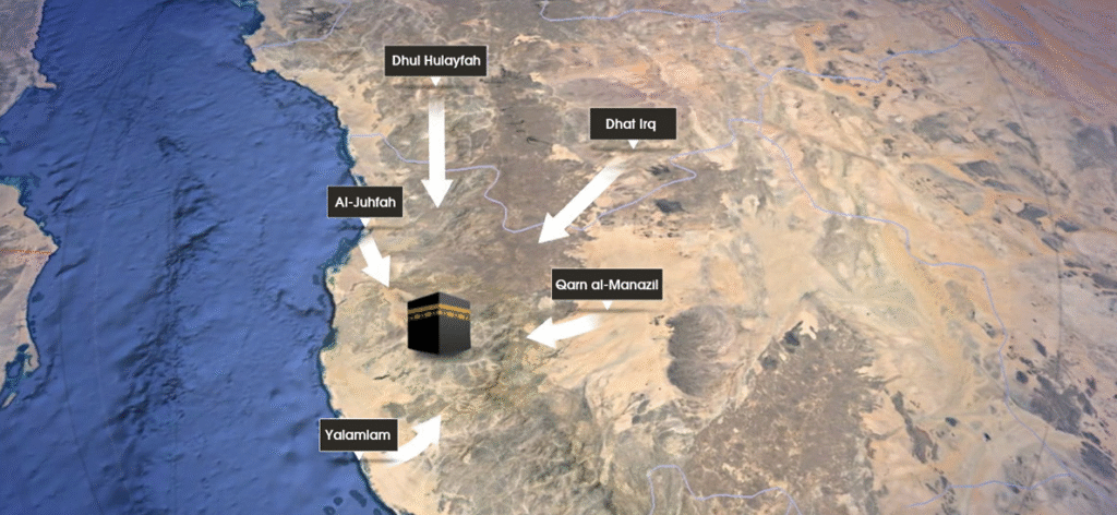 Exploring Meeqat Points for Umrah: What British Pilgrims Should Know